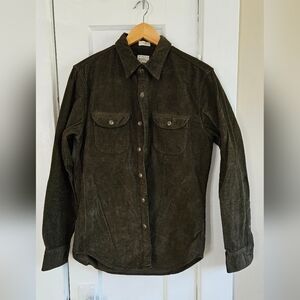 Olive Corduroy Long Sleeve - J. Crew